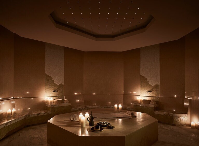 ウェルネス＆ヒーリング・センターには、スパ・ハイドロサーマル・エリアなどが充実。