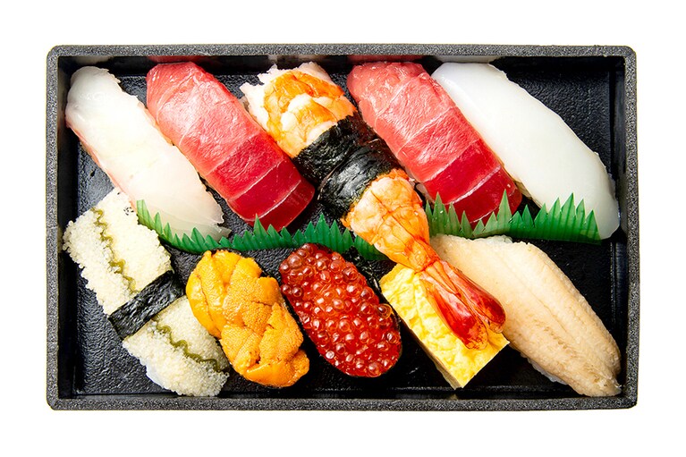築地寿司清「限定おすすめ握り」 2,300円。