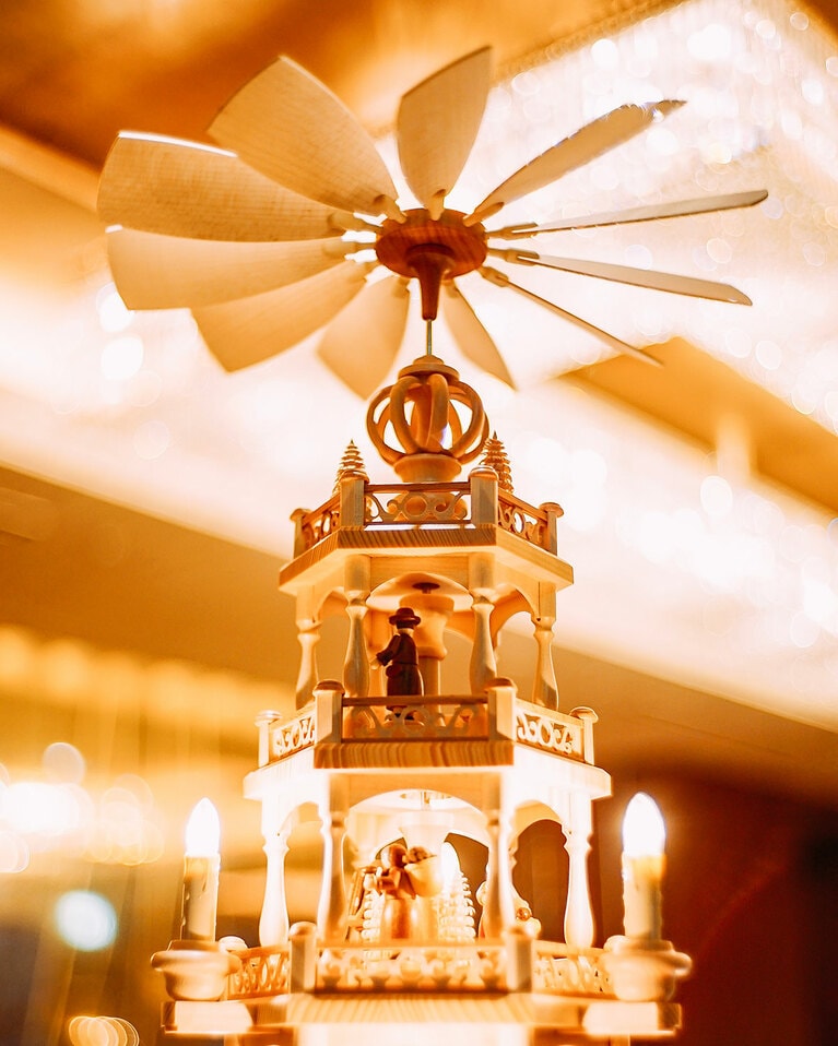 シャングリ・ラ 東京のクリスマスツリー。