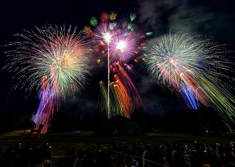 絶景花火。磯谷煙火店（2024年）