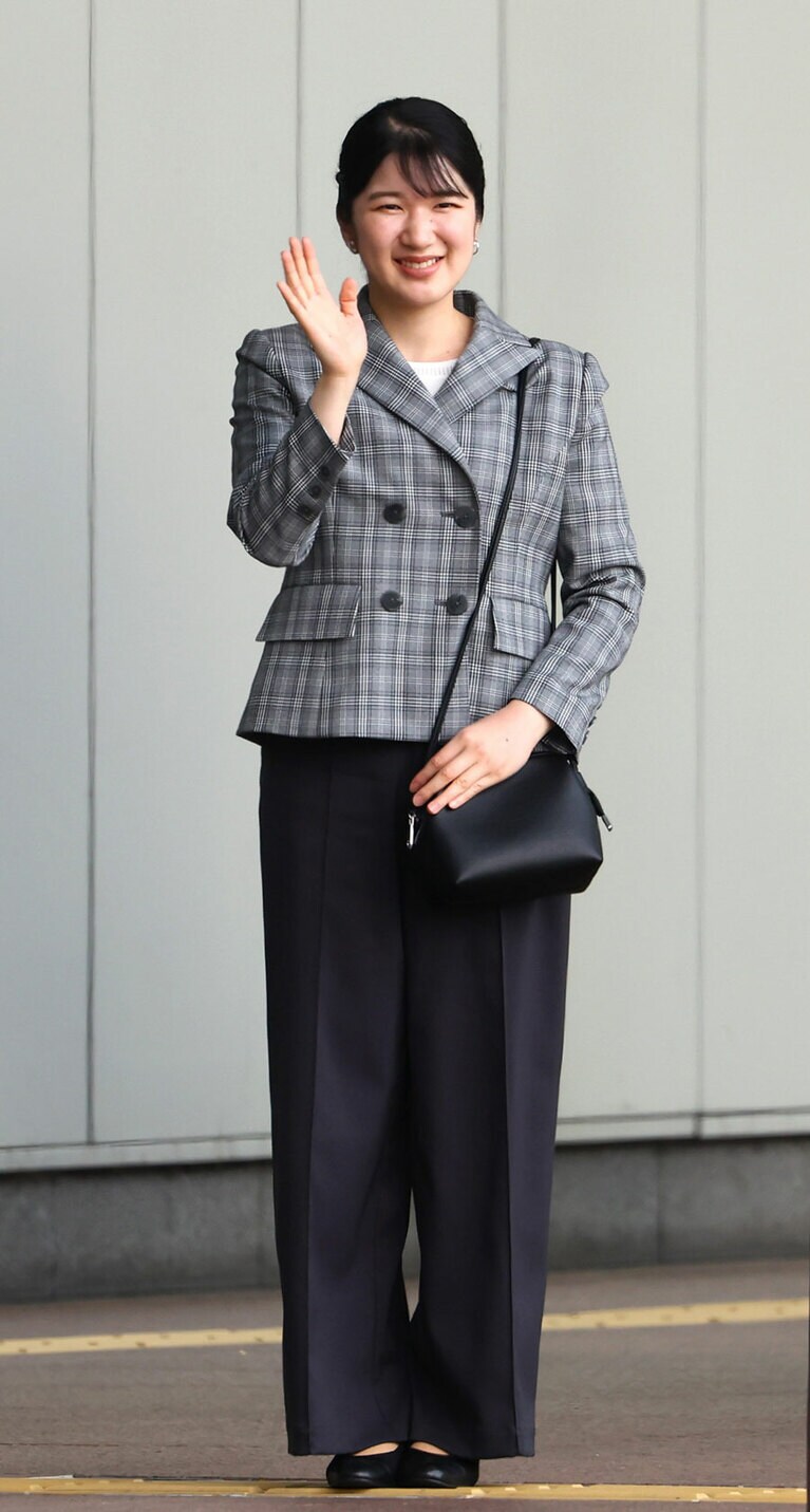 2025年5月19日　金沢駅に到着された愛子さま　©時事