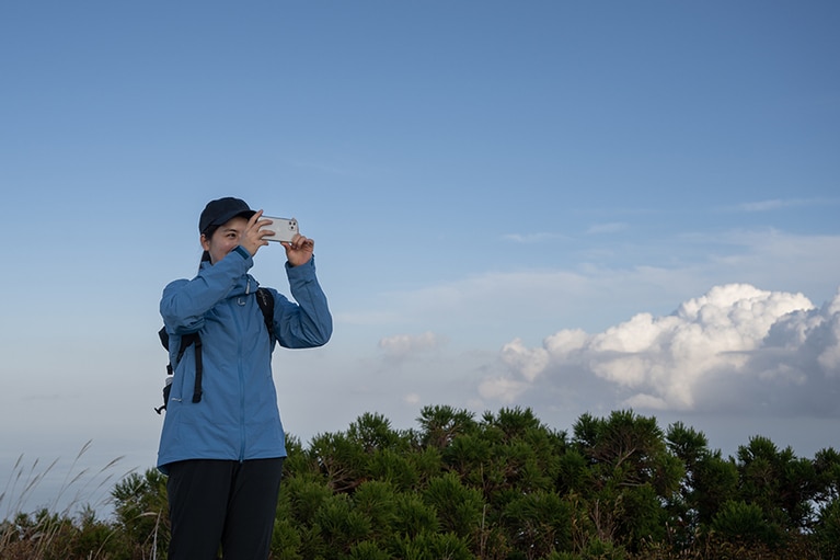 360度視界を遮るものがないので、しばし撮影タイム。