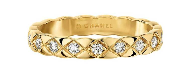 ココ クラッシュ リング 18Kイエローゴールド×ダイヤモンド ミニモデル 335,000円。