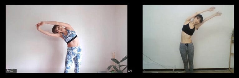 ストレッチをしてひっかかりがある場所をチェック。