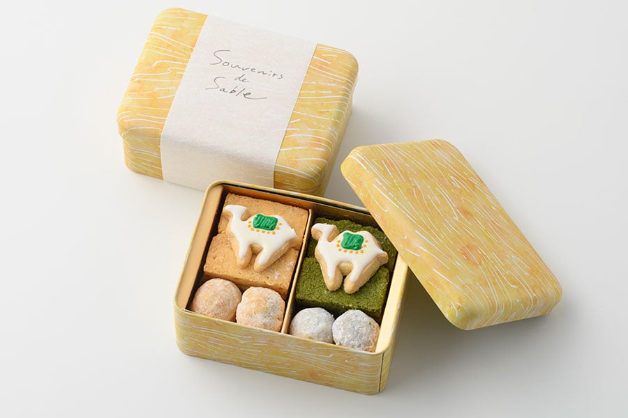 Souvenirs de sable 21枚 2,500円／らくだ菓子店