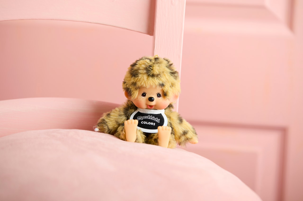 モンチッチCOLORS キーチェーン ヒョウ柄 2,200円。©SEKIGUCHI