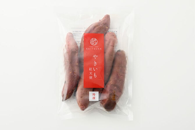 冷凍焼き芋【紅天使】 910円（500g）／蔵出し焼き芋かいつか