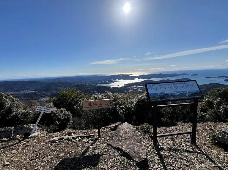 【三重県】南伊勢町の龍仙山。