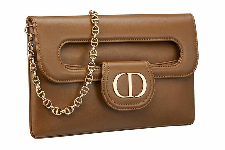 ディオール ダブル ミディアムバッグ スムーススカーフスキン 380,000円。