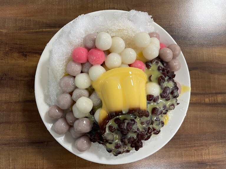 台湾スイーツらしいビジュアルのかき氷は「政江號合好號」で味わえます。