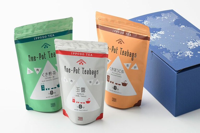 三角茶袋 3種セット 3,510円／一保堂茶舗