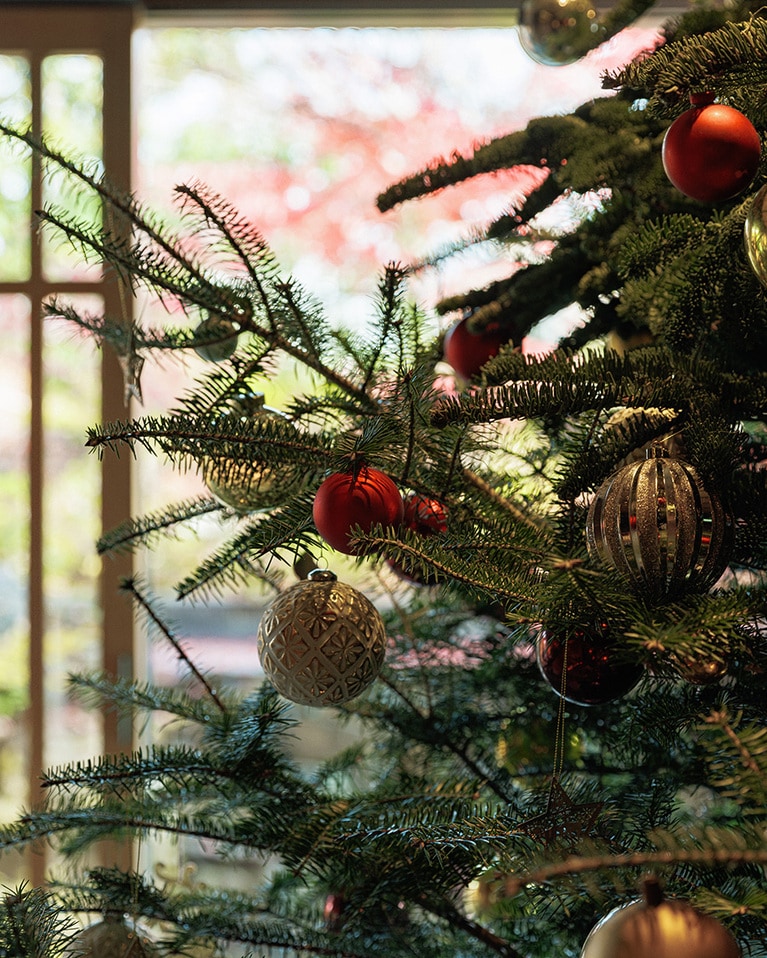 エントランスのメインツリー。