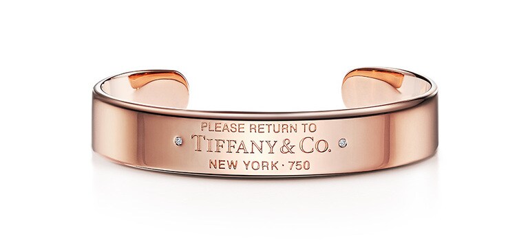 ナロー カフ ダイヤモンド 18K ローズゴールド(18KRG・DIA) 内周6.25インチ(約16㎝)合計0.01カラット 710,000円。