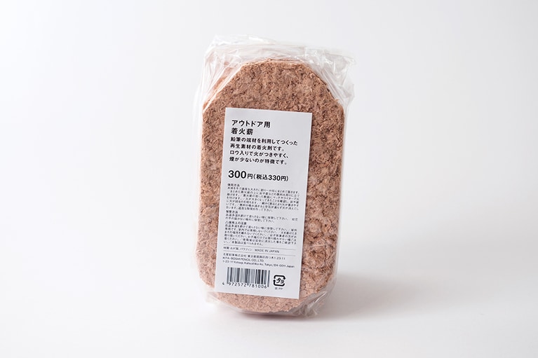 アウトドア用着火剤。
