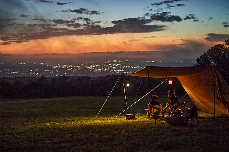 夕景に息を飲む。