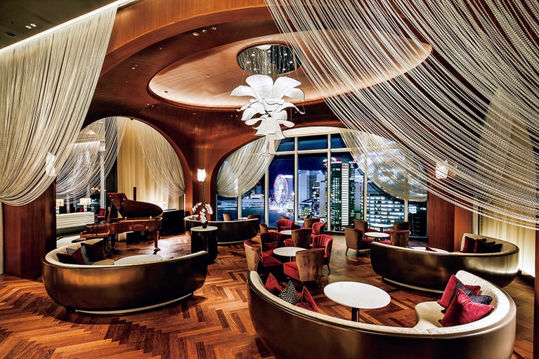 クラシカルモダンなラウンジ。