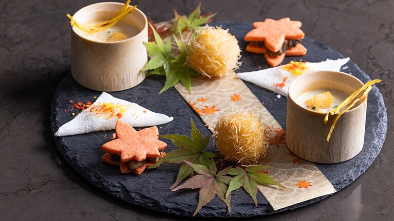 レストラン「ブラッスリー」料理長が手掛ける、セイボリーのイメージ。