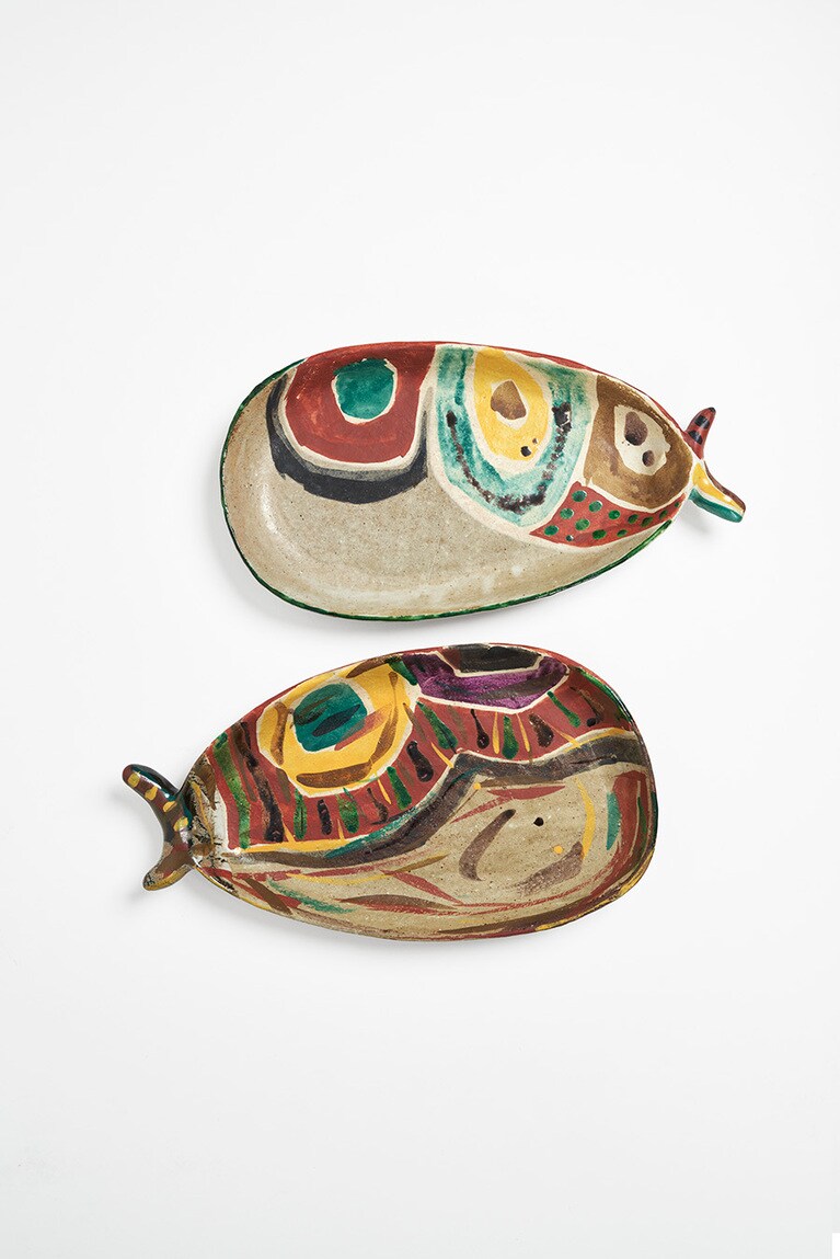 益子の作家、設楽洋子さんの作品。