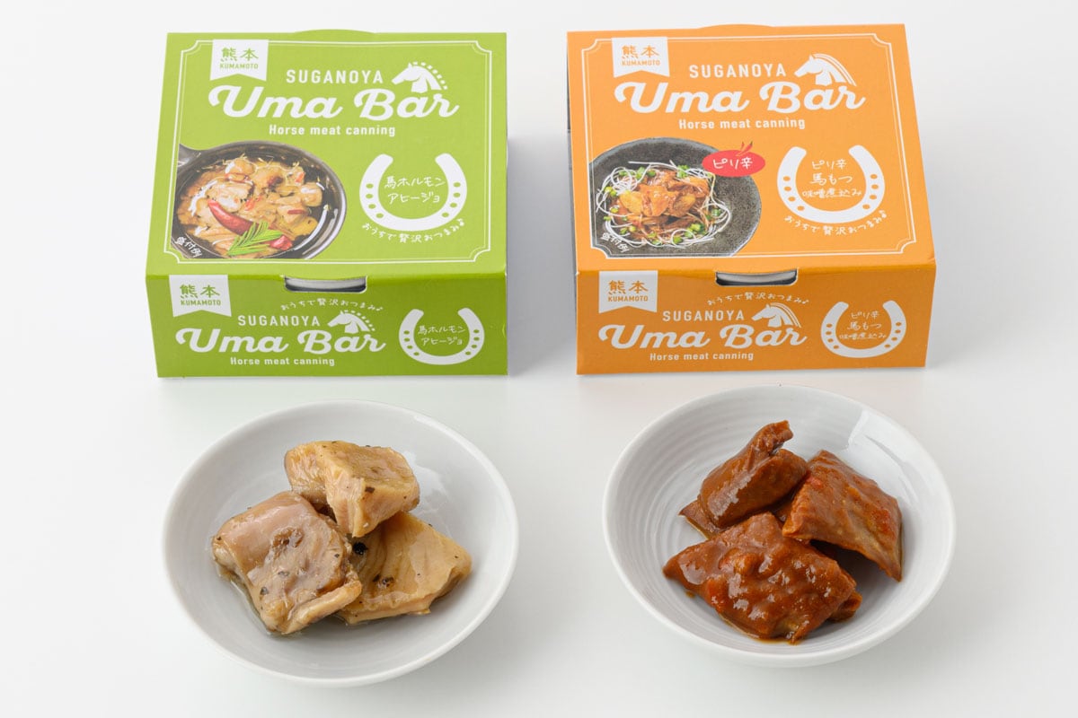 UmaBar 各75g 540円／菅乃屋