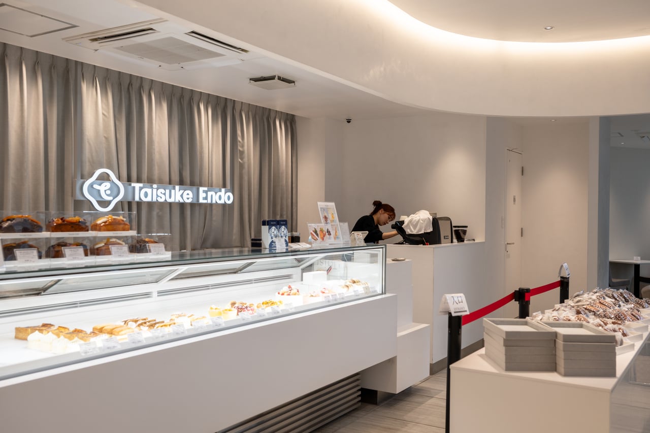 美しい店内。