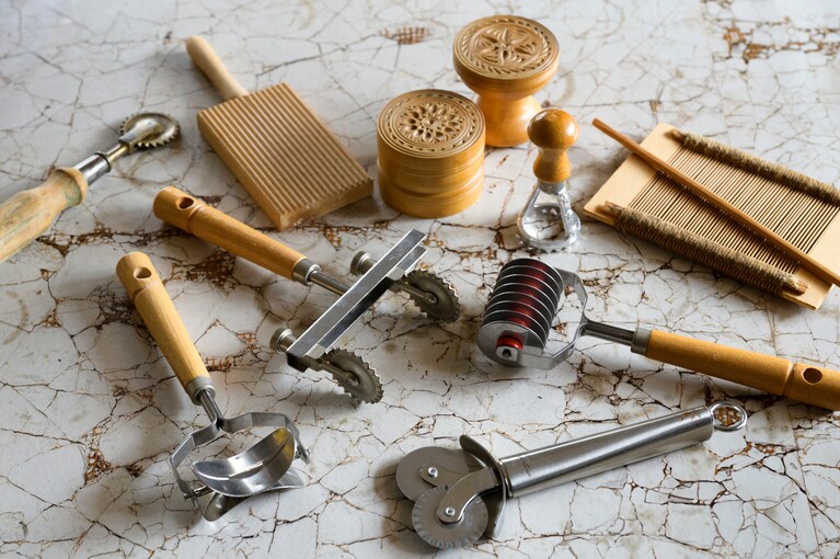 パスタの数だけ道具もあります。