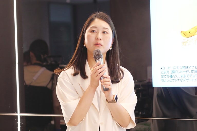 UCC DRIP POD PRマネージャーの西川満美子さん。