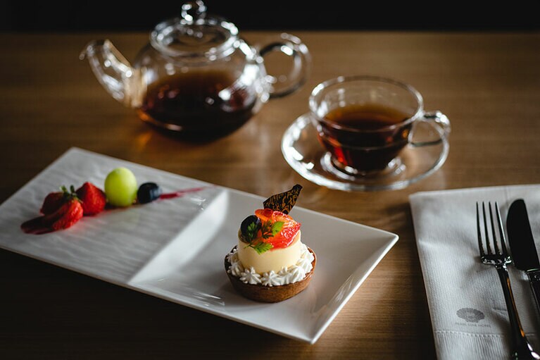 ラウンジ オーシャンブリーズ ケーキセット。