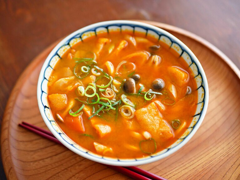 カレーうどんが完成！