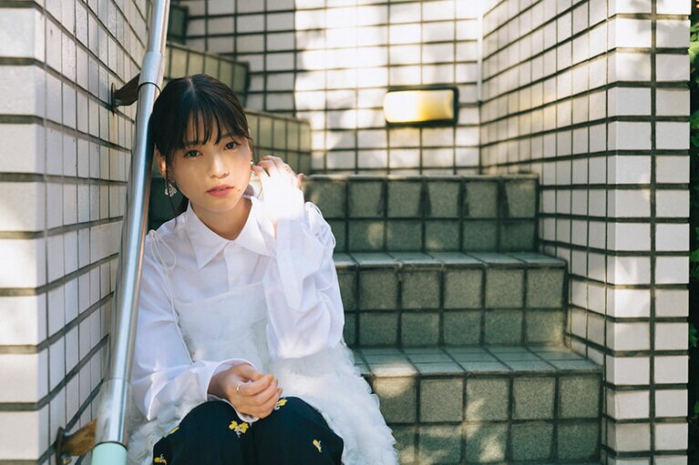 初の主演映画『サーチライト-遊星散歩-』の公開を控える中井友望さん／撮影 文藝春秋