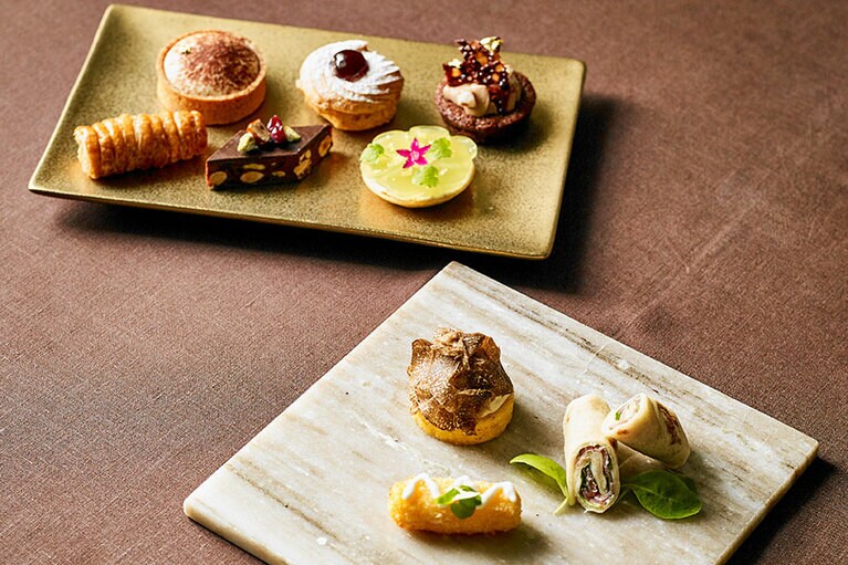 BENTO BOX“AFTERNOON TEA” 全9種(1人分) 3,800円(税込)／アルマーニ / リストランテ東京