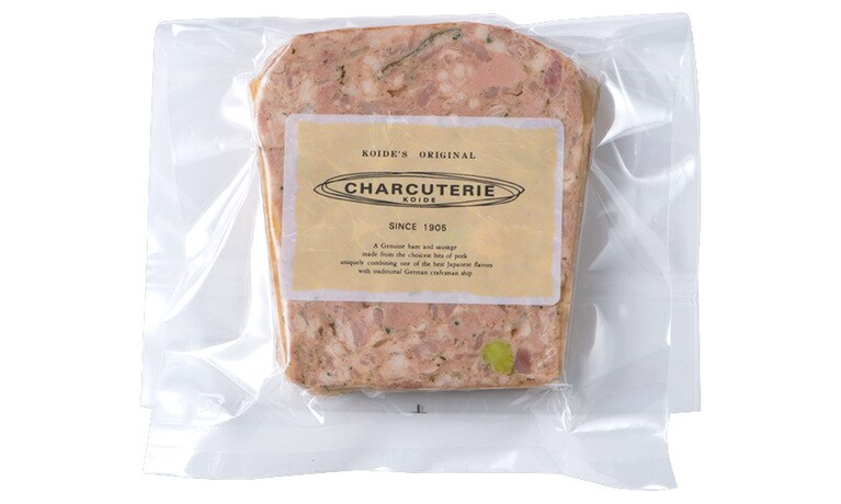 パテ・ド・カンパーニュ 1枚80g 590円／シャルキュトゥリ・コイデ