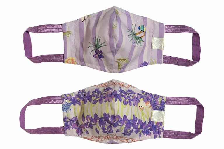 ［VL BY VEE］HAPPY DAILY MASKS／Sanctuary Island／Purple 各1,800円。