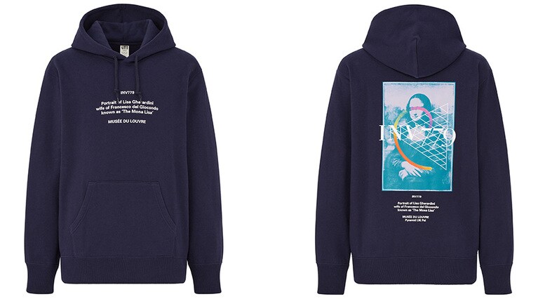 ルーヴル美術館：アート アンド ロジック by ピーター・サヴィル スウェットプルパーカ(長袖)各2,990円／画像提供ユニクロ