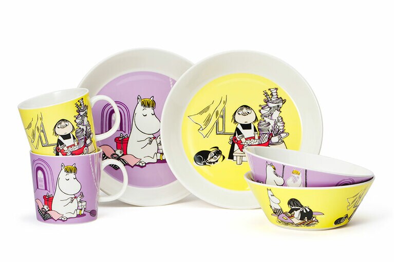 アラビアのクラシックコレクションには、ムーミン一家のお手伝いさんとして働くミーサが仲間入り。同時発売の、スノークのお嬢さんのシリーズとあわせて見逃せない！