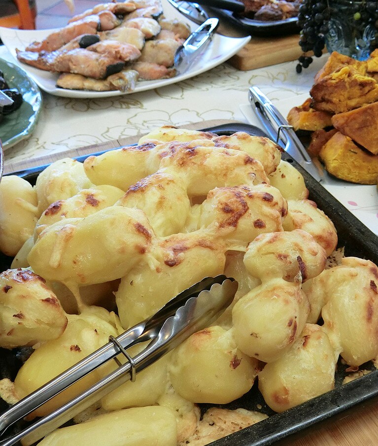 一見するとシンプルな料理は、食べてみるとおいしくて何回もおかわりしてしまった。