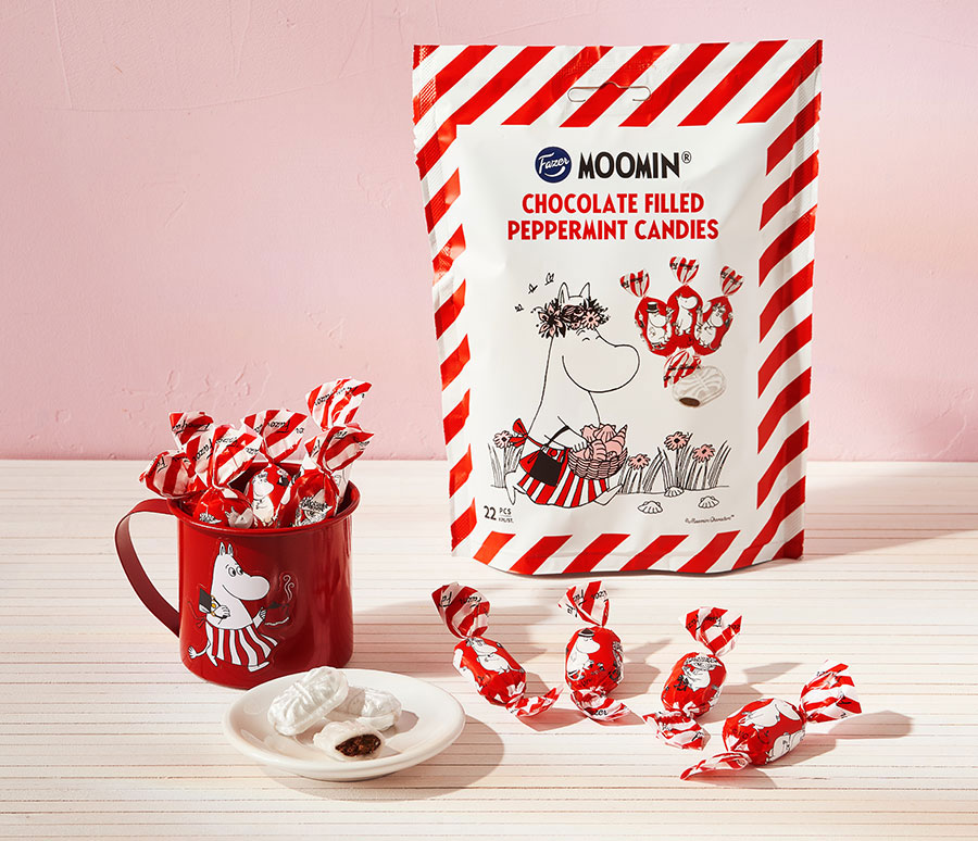 フィンランドのお菓子メーカー、ファッツェルのキャンディー 972円。©Moomin Characters™
