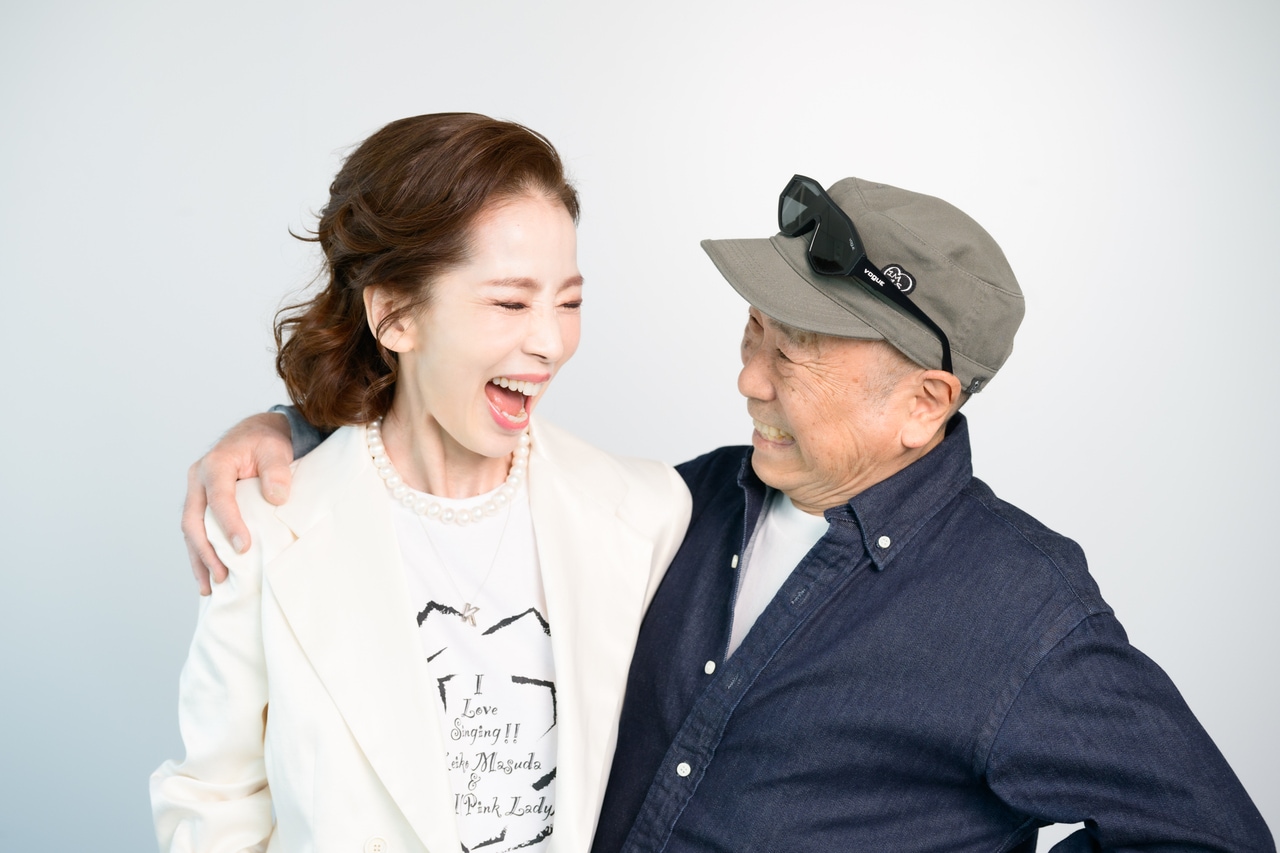 左：増田惠子さん、右：近田春夫さん。