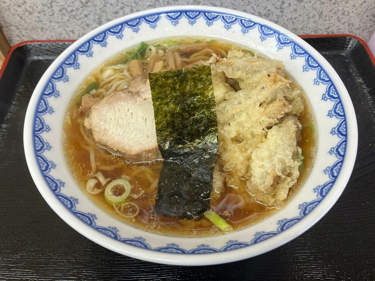ラーメン+ごぼう天（合計720円）