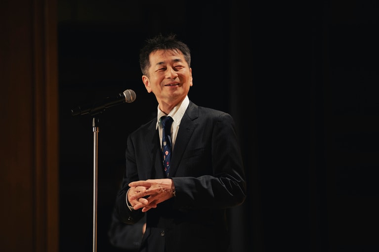 東村アキコさんの初代担当編集の集英社クリエイティブ・梅岡光夫さん。