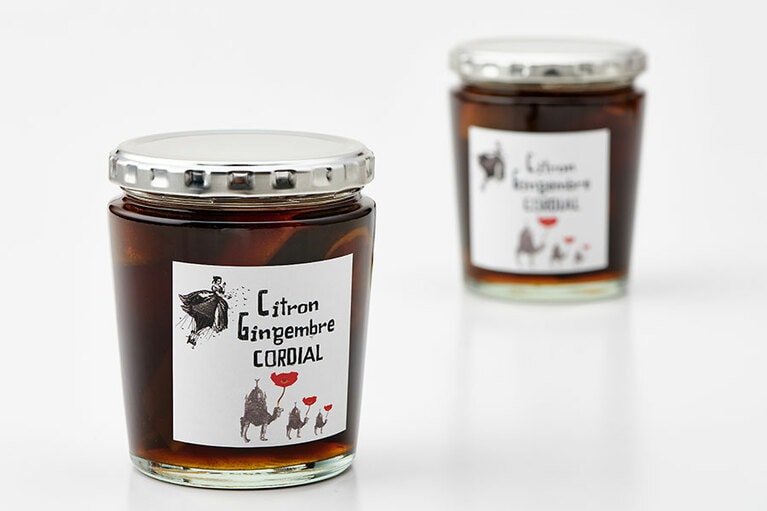 atelier cafe bar 誠平「Citron Gingembre CORDIAL」各400g 2,000円。