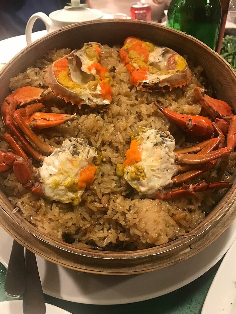 紅蟳米糕 850元。