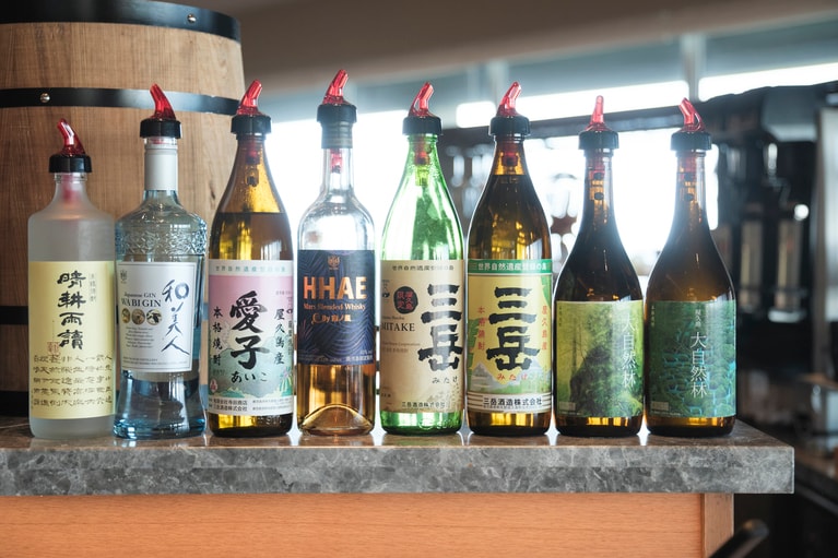 「三岳酒造」が造る人気シリーズの「愛子」など、東京では中々お目にかかれない銘柄がずらり。