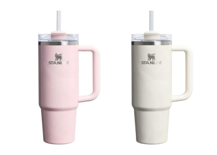 クエンチャーH2.0 フローステート 真空断熱タンブラー 0.89L ピンクカルカッタ・カルサイトカラカッタ 各7,150円／スタンレー※入荷未定