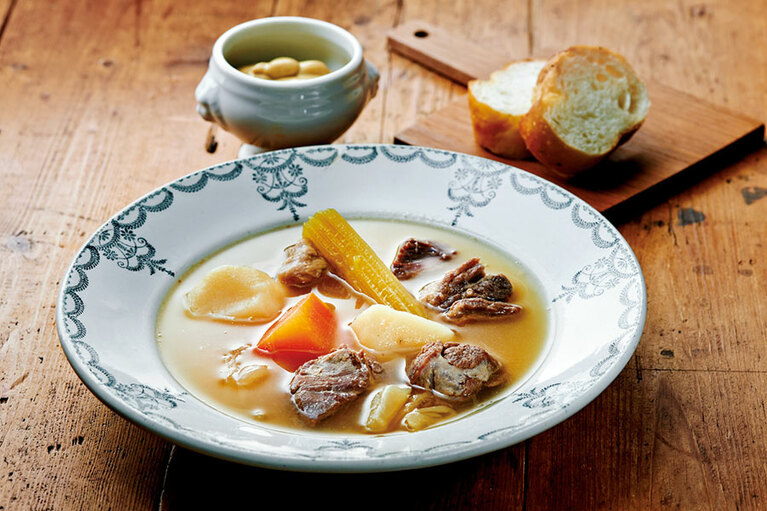 島根県産猪肉のポトフ