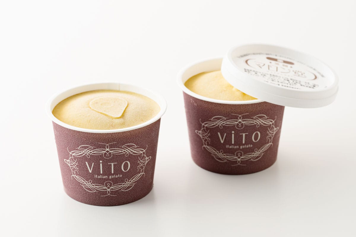 ほぼ栗ジェラート 各600円（120ml）／マロン堂