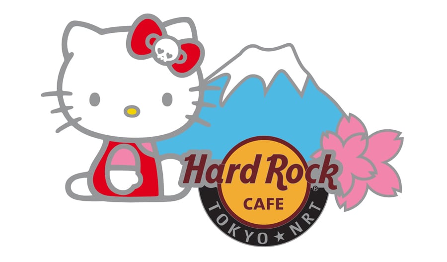 成田空港店限定ピンバッジ(Hello Kitty Japan Icon Pin) 2.000円。