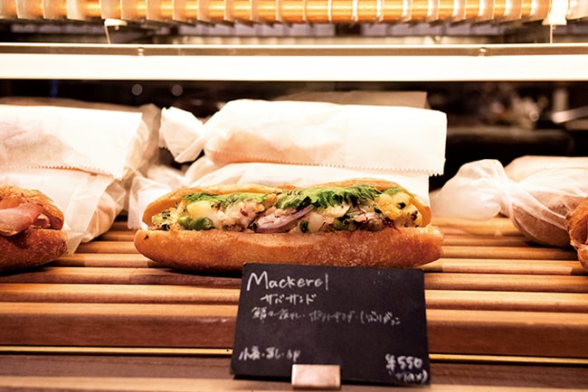 サンドイッチディレクターによる和の素材を使ったサンドイッチも人気。