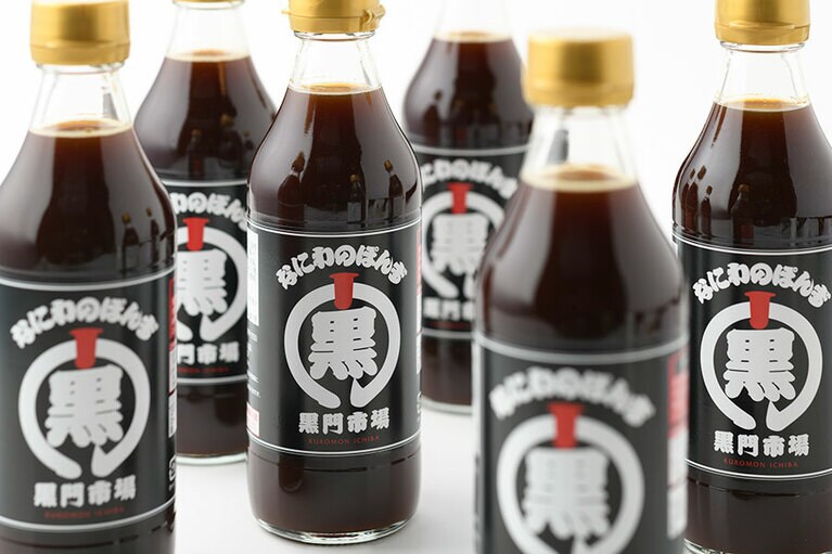 【黒門市場】なにわのぽんず黒門市場 3,600円(360ml×6本セット、税込)／黒門市場