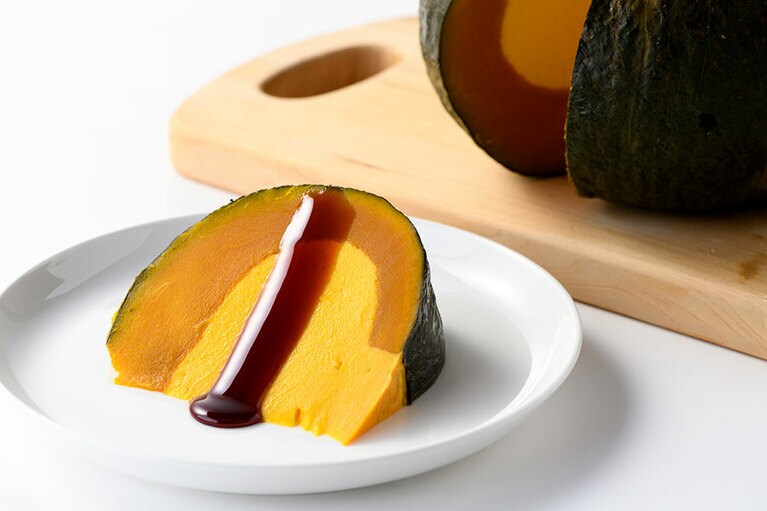 【愛知】イエローパンプキンの「元祖まるごとかぼちゃプリン」。