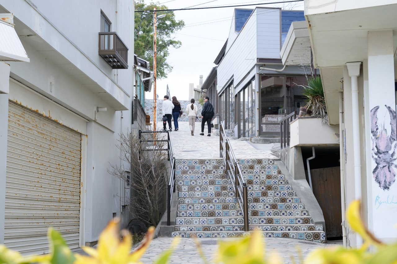 景勝地「赤穂御崎」の人気スポット「きらきら坂」。